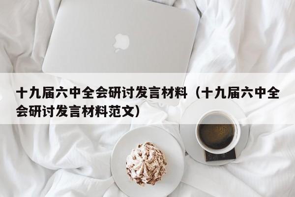 十九届六中全会研讨发言材料（十九届六中全会研讨发言材料范文）